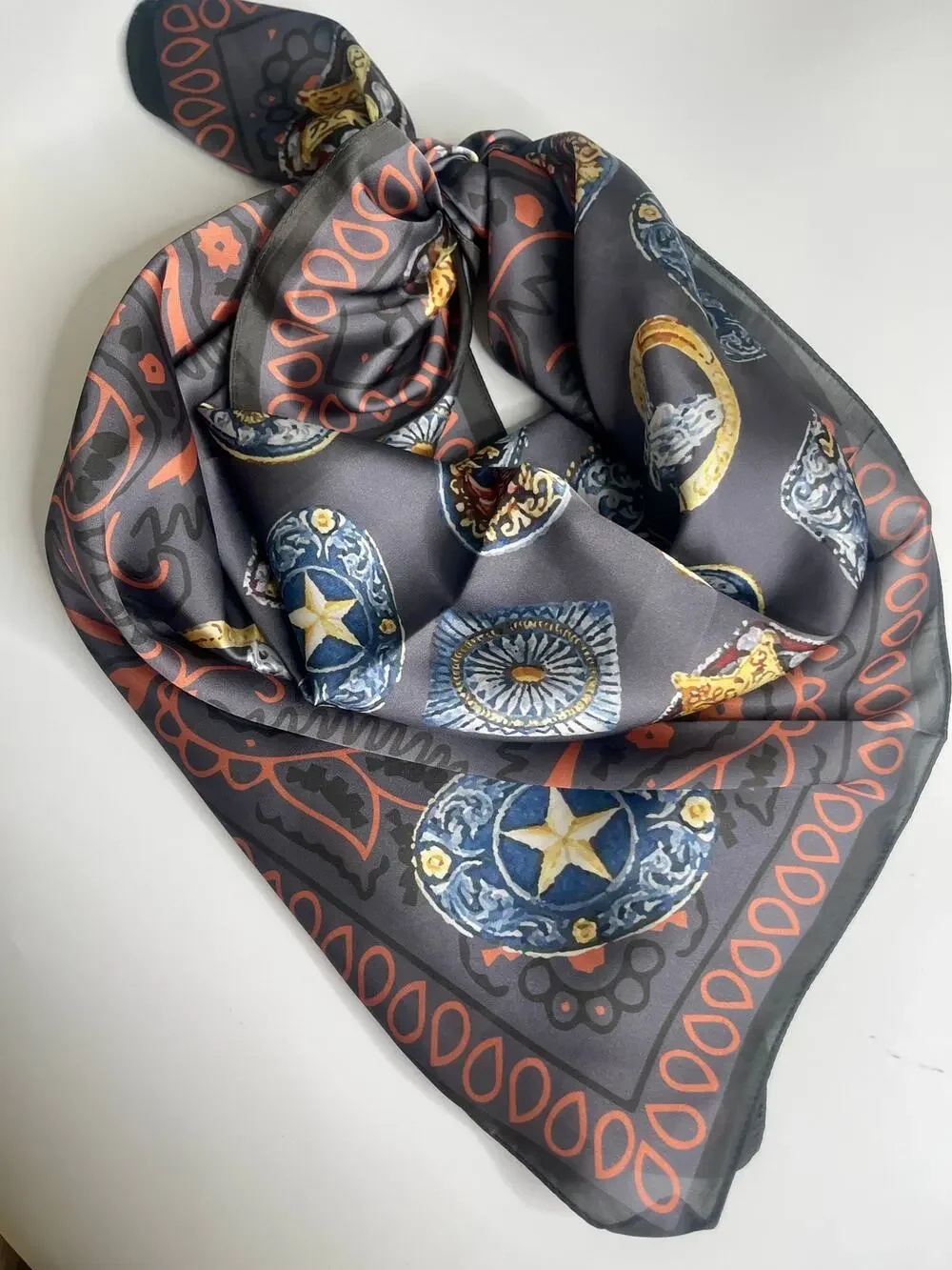Buckles & Badges Wild Rag | Silk Rayon Western Scarf